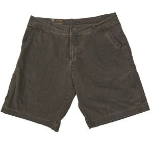 Kuhl Crag Series Shorts Mens Size 36 Brown Hiking Cargo Rugged Outdoor Utility